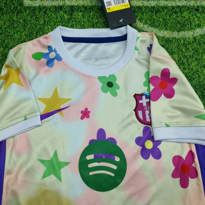 25-26 BAR Yellow Special Edition Kids Training (花纹)