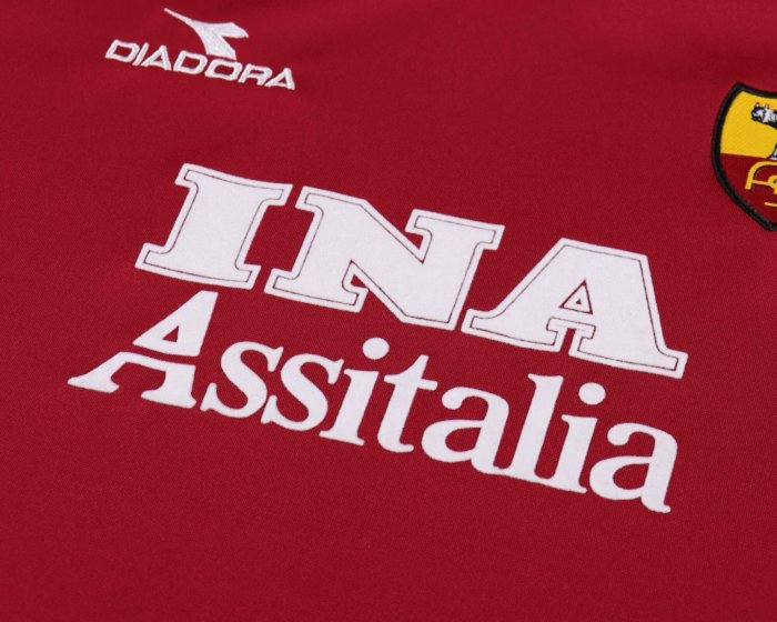 1998-1999 Roma Home Retro Kids Soccer Jersey