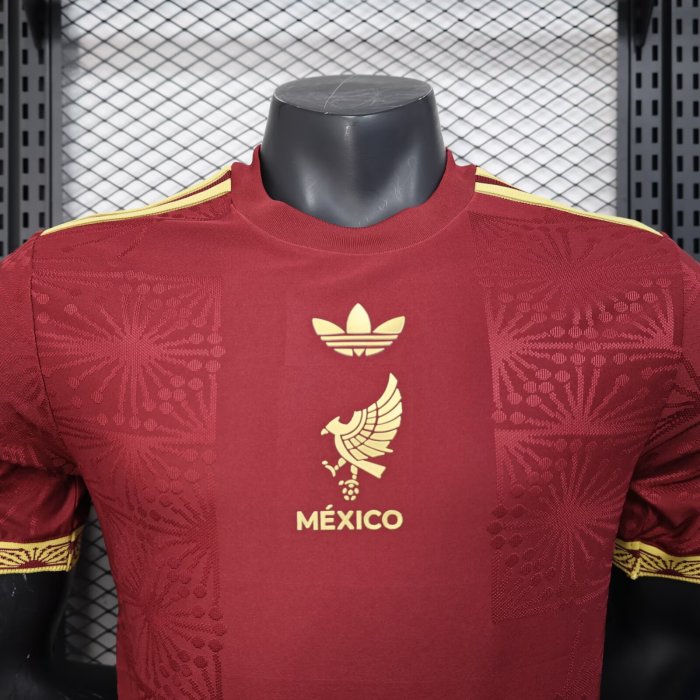 25-26 Mexico Gold Cup Red Player Vesion Soccer Jersey