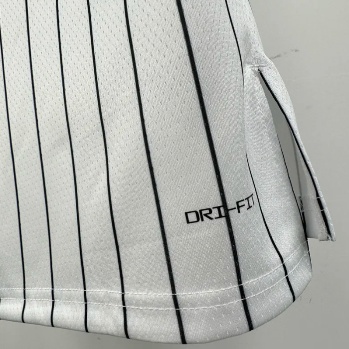 25-26 Magic O'NEAL #32 White Top Quality Hot Pressing NBA Jersey(条纹)