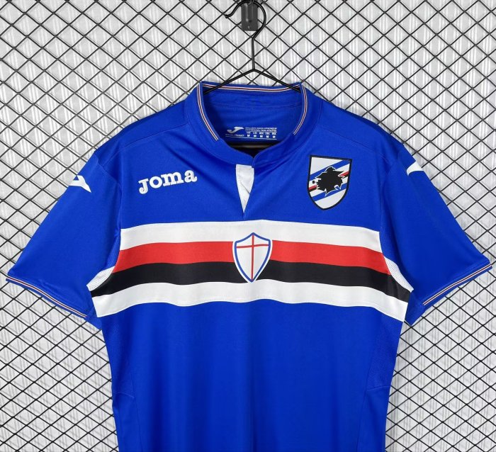2015-2016 Sampdoria Home Retro Soccer Jersey