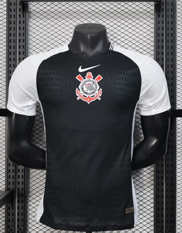 25-26 Corinthians Away Player Version Soccer Jersey