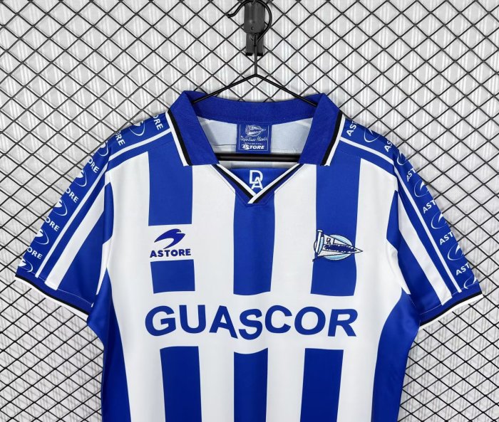 1998-1999 Alaves Home Retro Soccer Jersey