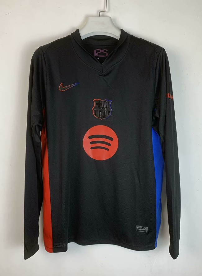 24-25 BAR Away Long Sleeve Fans Soccer Jersey