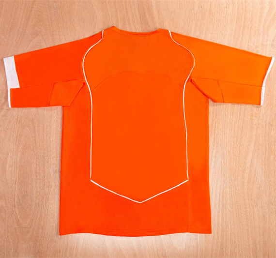 2004   NetherIands Home Retro Soccer Jersey