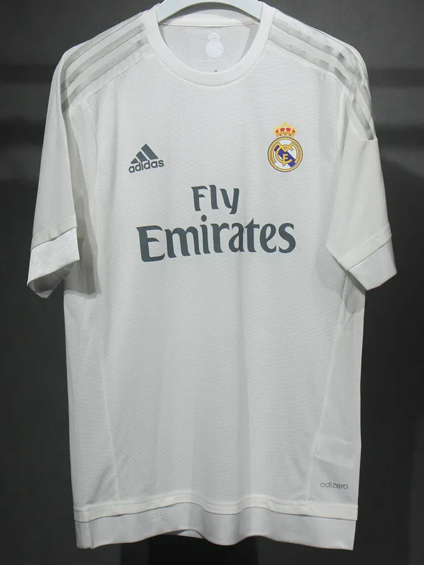 2015-2016 RMA Home Player Version Retro Soccer Jersey