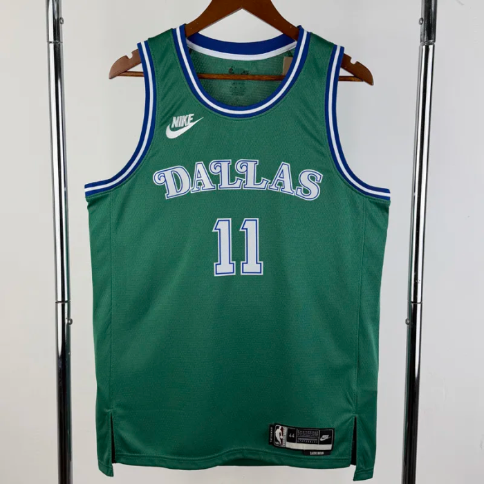 25-26 Dallas Mavericks IRVING #11 Green Retro Top Quality Hot Pressing NBA Jersey