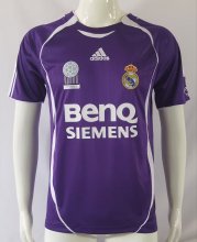 2006-2007 RMA  Away Retro Soccer Jersey