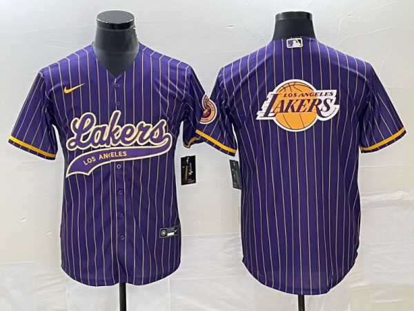 2025 MLB Los Angeles Lakers New Pattern Jersey