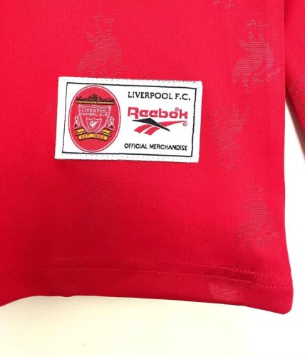 1996-1997 LIV Home Long Sleeve Retro Soccer Jersey