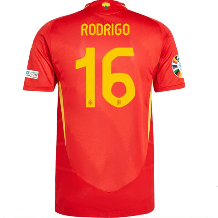 2024 Spain European Cup Home Fans Version Soccer Jersey