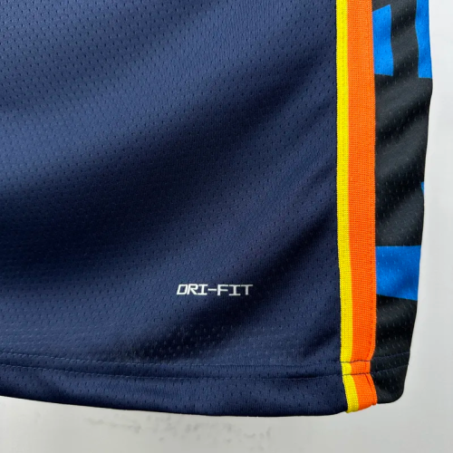 24-25 OKC Thunder WILLIAMS #8 Black City Edition Top Quality Hot Pressing NBA Jersey