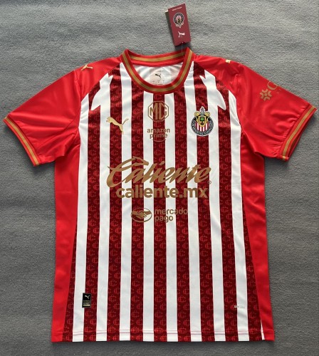 25-26 Chivas Red Special Edition Fans Soccer Jersey