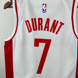 22-23 ROCKETS DURANT #7 White Top Quality Hot Pressing NBA Jersey
