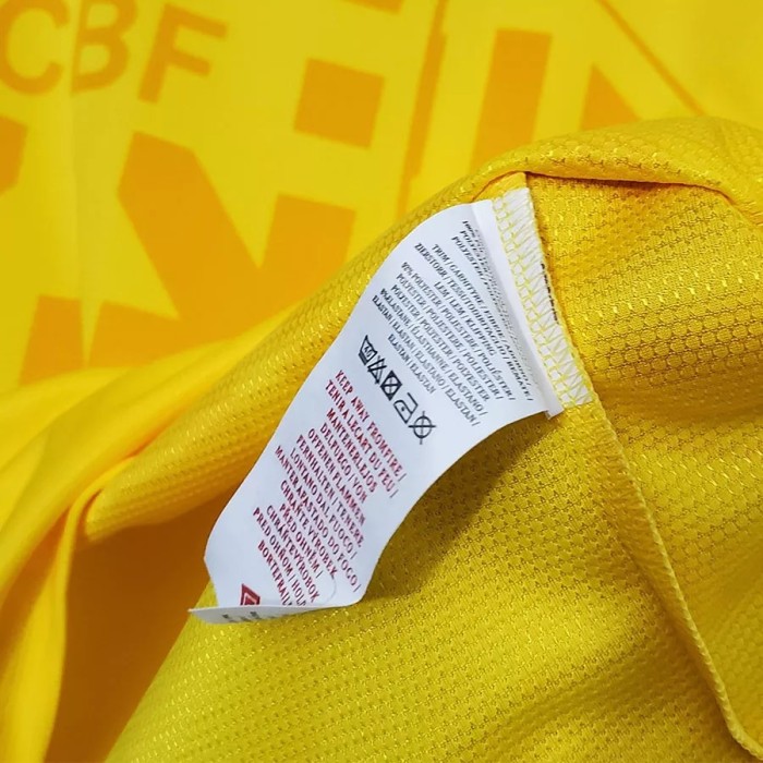 1994 Brazil Home Yellow Retro Soccer Jersey