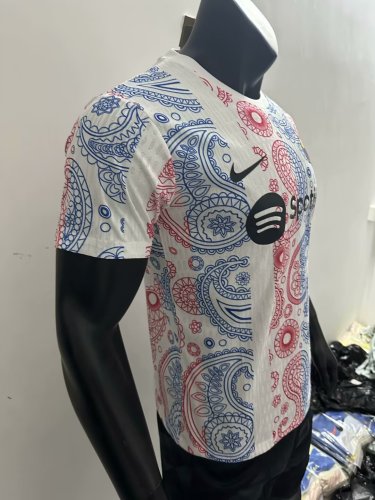 25-26 BAR White Special Edition Player Version Training Shirts