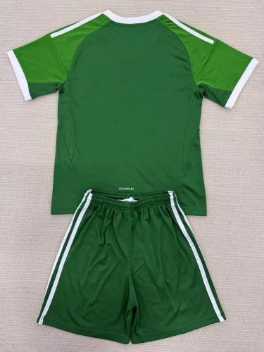 25-26 Mexico Green Goalkeeper Kids Soccer Jersey