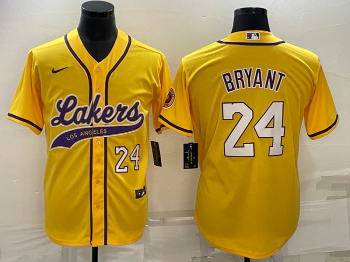 2024 MLB Los Angeles Lakers New Pattern Jersey