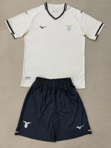 25-26 Lazio Away Kids Soccer Jersey 1:1 Thai Quality
