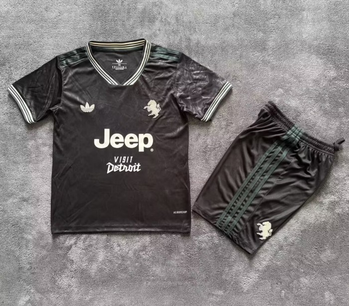 25-26 JUV Third Kids Soccer Jersey 1:1 Thai Quality