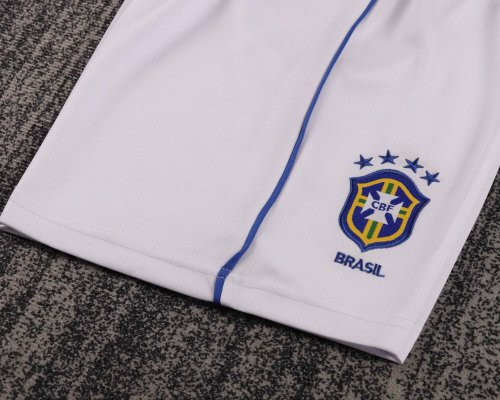 2002 Brazil Away Retro Kids Soccer Jersey