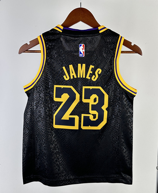 2024 LAKERS JAMES #23Top Quality Hot Pressing Kids NBA Jersey