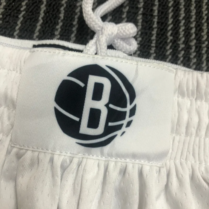 NETS White Edition Top Quality NBA Pants
