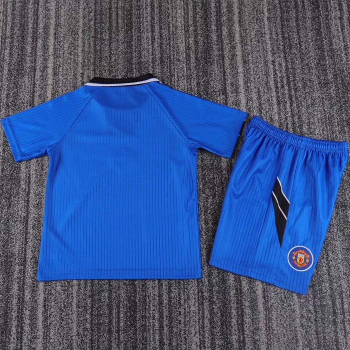 1996-1998 Man Utd Third Retro Kids Soccer Jersey