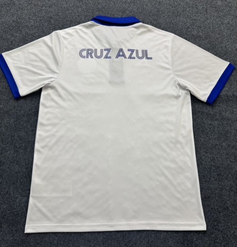 25-26 Cruz Azul White Polo Short Sleeve