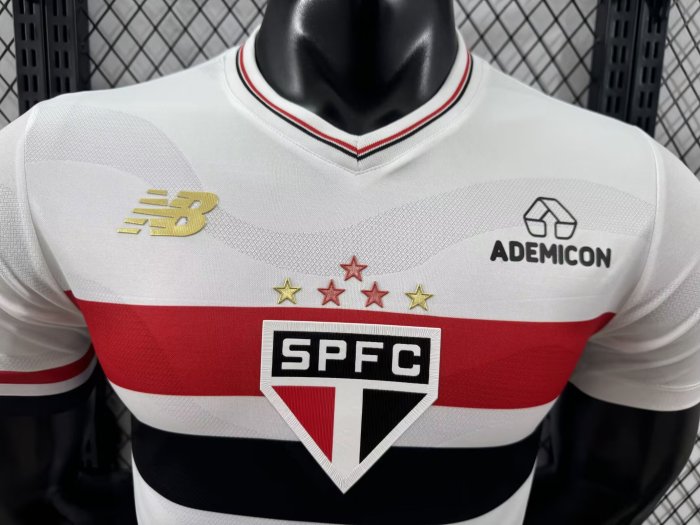 25-26 Sao Paulo Home Player Soccer Jersey