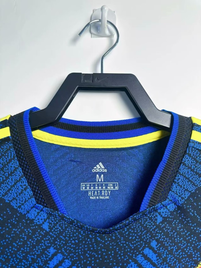 2021-2022 Man Utd Third Player Version Retro Soccer Jersey