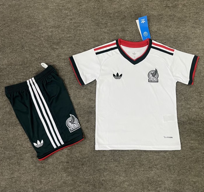 25-26 Mexico Away Kids Soccer Jersey