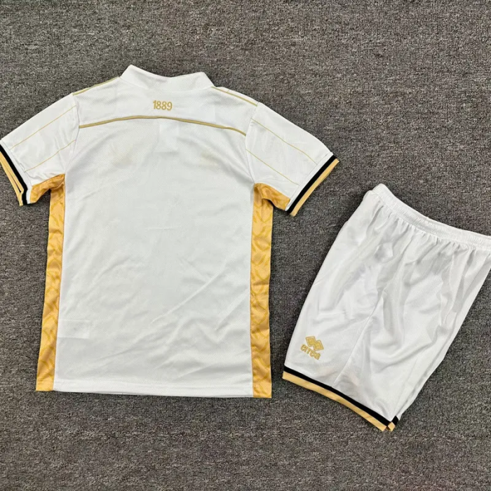 25-26 Sheffield United Away Kids Soccer Jersey 1:1 Thai Quality