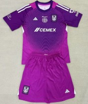 25-26 Tigres UANL GoalKeeper Kids Soccer Jersey