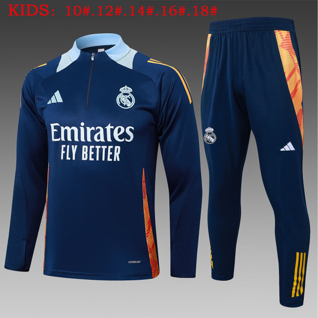 24-25 RMA High Quality Kids Half Pull Tracksuit
