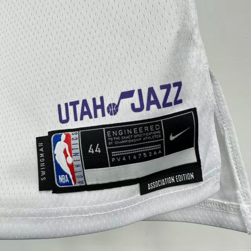 25-26 JAZZ MARKKANEN #23 White Top Quality Hot Pressing NBA Jersey