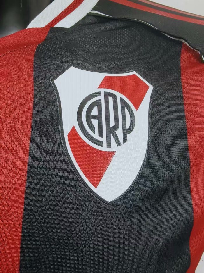 25-26 River Plate Away Player Version Soccer Jersey*带广告