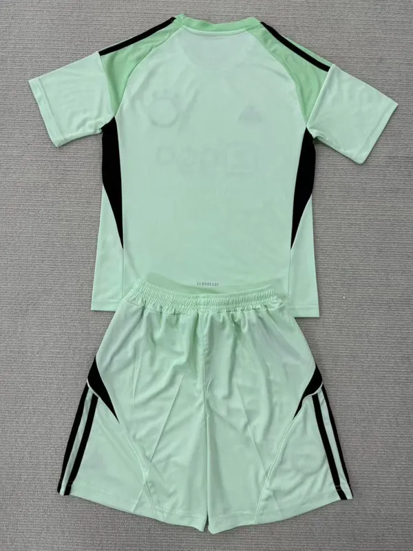 25-26 Aja× Green GoalKeeper Kids Soccer Jersey