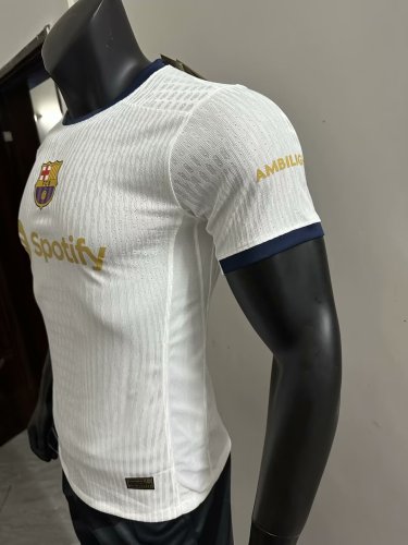 25-26 BAR White Special Edition Player Version Soccer Jersey