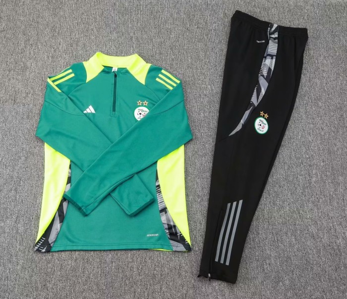 24-25 Algeria High Quality Half Pull Tracksuit