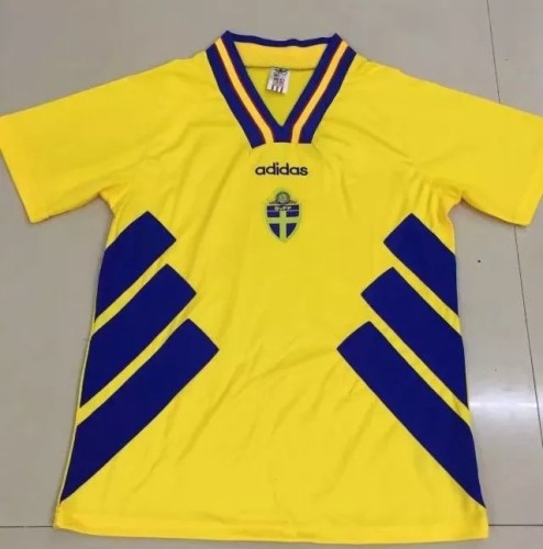 1994-1996 Sweden Home Retro Soccer Jersey