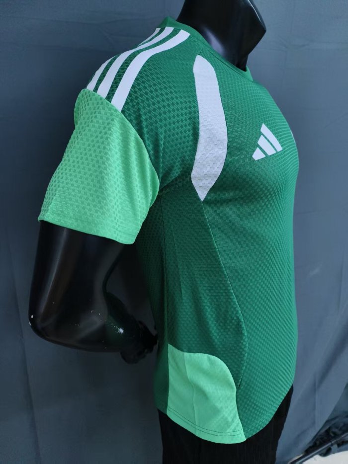 25-26 Algeria Green Player Version Training shirts