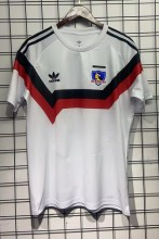 25-26 Colo-Colo White Retro Version Fans Soccer Jersey