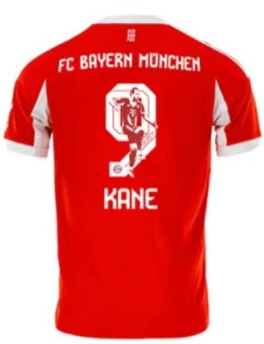25-26 Bayern Home Special Edition Font Long Sleeve Fans Soccer Jersey (长袖球迷印特别版字体)