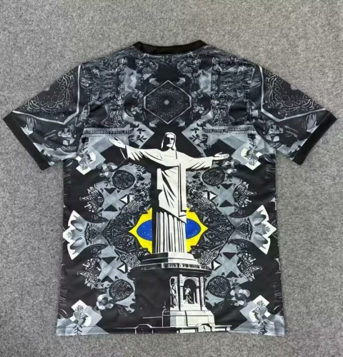 25-26 Brazil Black Grey Special Edition Training shirts