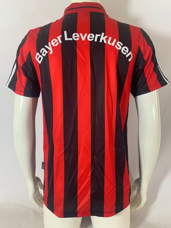 2001-2002 LeverKusen Home Retro Soccer Jersey