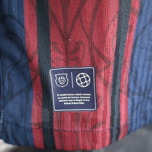 25-26 BAR 125th Commemorative Edition Long Sleeve Player Version Soccer Jersey