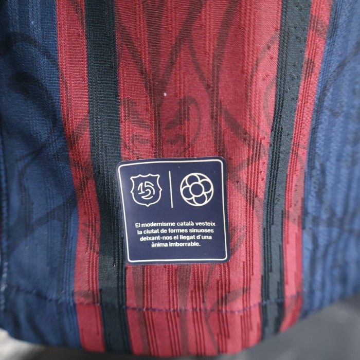 25-26 BAR 125th Commemorative Edition Long Sleeve Player Version Soccer Jersey