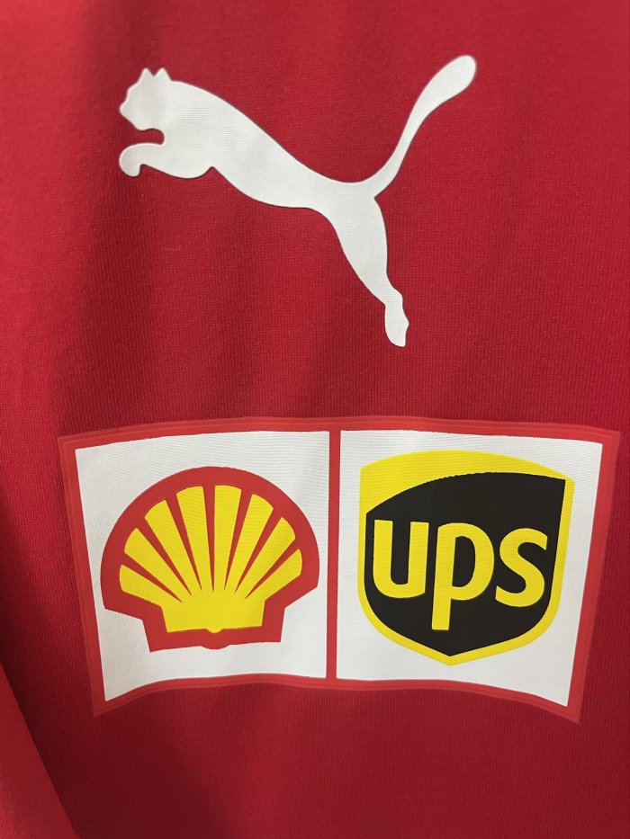 2025 F1 Ferrari New Pattern Red Short Sleeve Racing Suit