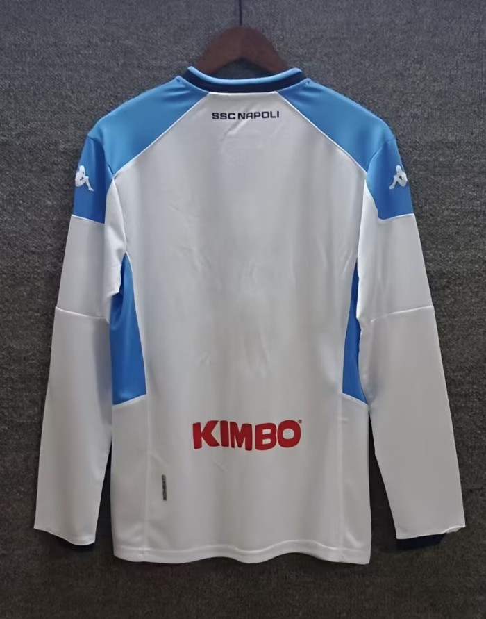 2019-2020 Napoli Away Long sleeves Retro Soccer Jersey